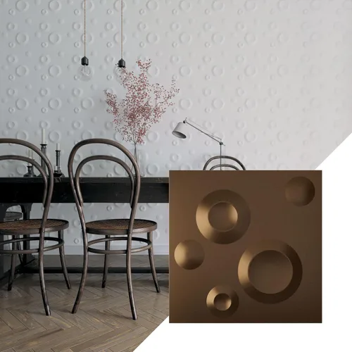 Vista 26 de Ekena Millwork WP12X12COWH Cole EnduraWall - Paneles decorativos de pared 3D de 11 7/8 pulgadas de ancho x 11 7/8 pulgadas de alto, color blanco