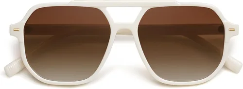 Vista 2 de SOJOS Gafas de sol polarizadas estilo aviador retro de moda para hombres y mujeres, estilo vintage de los años 70, marco cuadrado elegante SJ2283