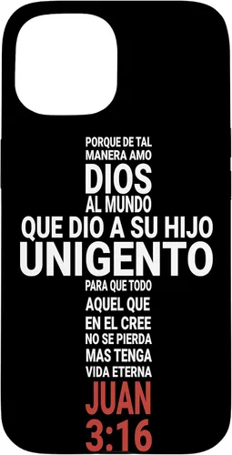 Vista 6 de Juan 3:16 Biblia Cristiana - Funda para iPhone 17