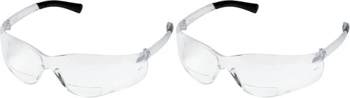 Vista 6 de BKH10 Anteojos de seguridad de policarbonato, 1.0 Diopter, transparente, con antiderrape Lentes de policarbonato con protección contra la luz UV