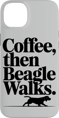 Vista 15 de Funny Beagle Walks Dad Beagle Mom Parent Beagle Coffee Case for iPhone XR