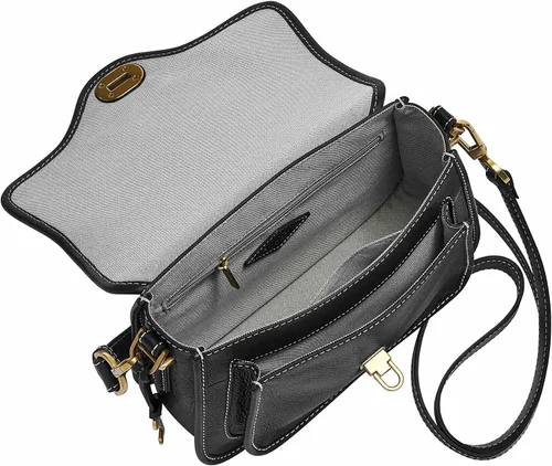 Vista 4 de Fossil Bolso bandolera Heritage de cuero con asa superior para mujer
