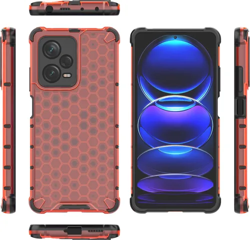 Vista 161 de Pzwoxukhov Funda compatible con Redmi A1, compatible con Redmi A2 Honeycomb Anti-caída Absorción de Golpes Negro