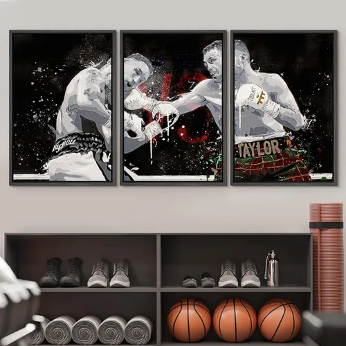 Vista 23 de wall26 Lienzo enmarcado para pared, juego de arte de primer plano, detalles de costuras de béisbol, atletas deportivos, fotografía, moderno