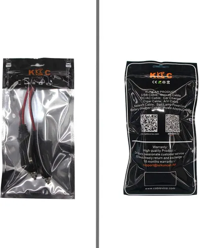 Vista 7 de Enchufe macho de repuesto para encendedor de cigarrillos, 12 V, con cables 2P