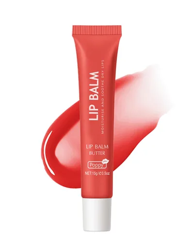 Vista 14 de Bálsamo labial mantequilla vainilla, aceite hidratante de brillo de labios transparente, hidratante para el cuidado de los labios 01#