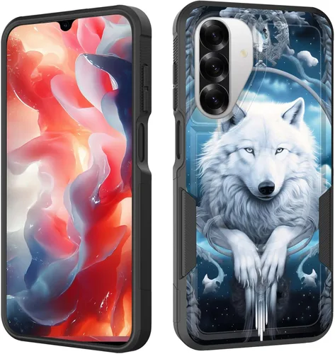 Vista 117 de Funda magnética para Galaxy A16 5G, [compatible con MagSafe] [protección contra caídas de grado militar] Funda resistente a prueba de golpes