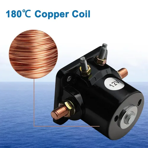 Vista 3 de Solenoide de arranque compatible con Mer-cury Ma-Rine John-Son OMC Evin-Rude fueraborda 25661 25661-1 8761053 895857 8976545 508905 18-5836 SW661