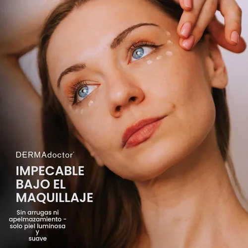Vista 5 de DERMAdoctor Crema de ojos con cafeína para ojeras e hinchazón, SPF 30, 0.5 onzas