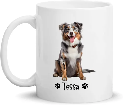 Vista 33 de Taza de café personalizada Golden Retriever con nombre para mamá o papá del perro, regalo personalizado para los amantes de los perros, taza de Taza