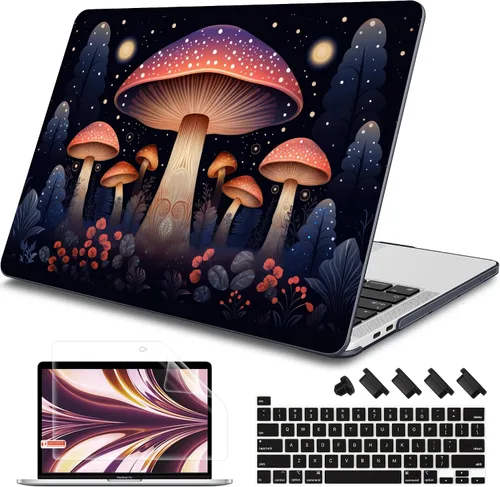 Vista 15 de Tuiklol para MacBook Pro de 13 pulgadas M2 Clip 2022, versión 2021 2020 M1 A2338 A2289 A2251, carcasa rígida de plástico y cubierta de teclado
