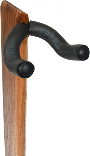 Vista 6 de Ruach GS-5 Soporte de guitarra de madera para guitarra acústica y eléctrica - Madera de nogal