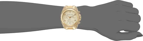 Vista 4 de Michael Kors - reloj dorado con brillantes modelo MK5166