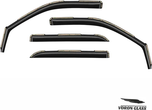 Vista 8 de Voron Glass - Protectores de lluvia extra duraderos en canal para Ram 2500/3500 2011-2026 Mega Cab, deflectores de ventana, viseras de ventilación