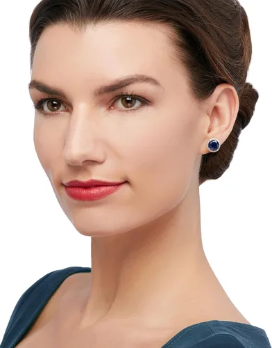 Vista 2 de Pendientes Ross-Simons con tuerca de topacio blanco opaco de 6,50 qt. t. t. en plata de ley