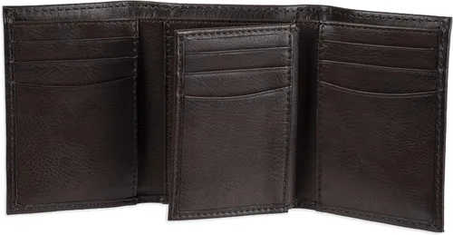 Vista 2 de Levis Mens Trifold Wallet-Sleek and Slim Includes Id Window and Credit Card Holder