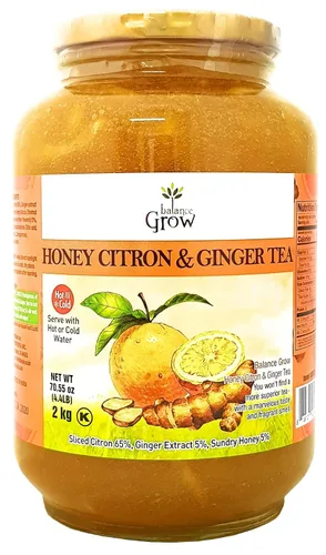 Vista 8 de Balance Grow Té de Cidra con Miel y Jengibre 2.2lb