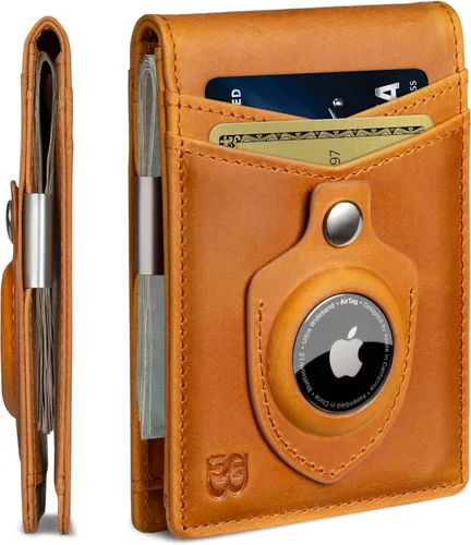 Vista 10 de SERMAN BRANDS Money Clip Wallet - Mens Wallets slim Front Pocket RFID Blocking Card Holder Minimalist Mini Bifold Transformador del desierto