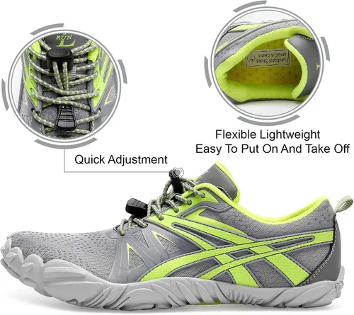 Vista 5 de L-RUN Athletic Water Hiking Shoes Beach Sports Shoes for Swim Toe Shoes Women Men