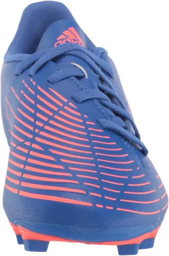 Vista 2 de adidas Unisex Edge.4 Flexible Ground Soccer Shoe, Core Negro-blanco-rojo vivo