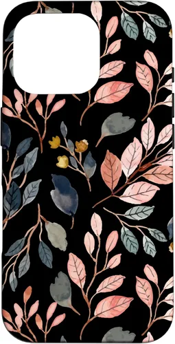 Vista 20 de iPhone 16 Green Botanical Fern Foliage Watercolor Floral Pattern Case