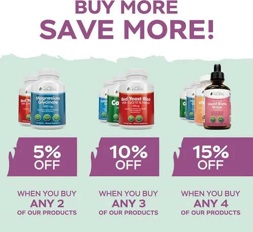 Vista 9 de Purely Holistic Hawthorn Berry 665mg + Extracto de hoja de olivo paquete de 750 mg + 270 cápsulas veganas, fabricado en los Estados Unidos