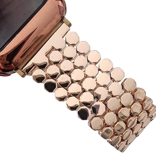 Vista 21 de Adjustable Fashion Chain Link Bracelet Band Compatible with Apple Watch