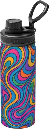 Vista 10 de Leafy Seadragon - Hervidor de agua aislado de acero inoxidable Botella de agua divertida con estampado Ideal para deportes y viajes Seadragón