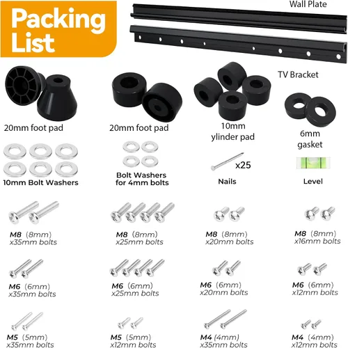 Vista 7 de Soporte de pared para TV sin tachuelas para televisores de 12 a 55 pulgadas, soporte de TV sin taladro que soporta hasta 100 libras, soporte de TV