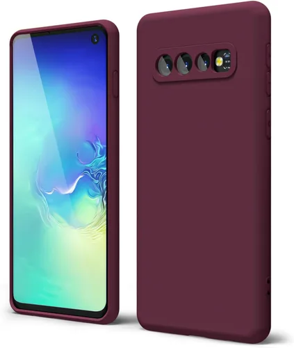 Vista 157 de oakxco Funda para teléfono Samsung Galaxy S8 de silicona líquida, delgada y fina de gel de goma suave TPU cubierta protectora simple llana