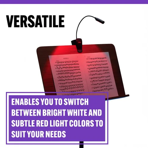 Vista 8 de On-Stage LED2214 - Luz de partitura recargable por USB