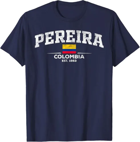 Vista 81 de Camiseta Pereira Colombia, Negro