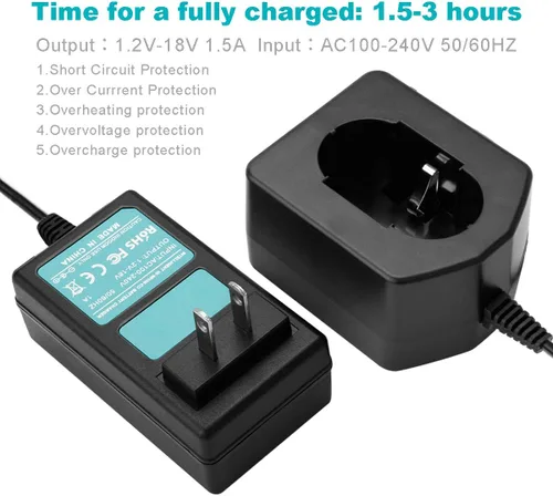 Vista 6 de CREABEST Paquete de 2 baterías de repuesto de 12 V 3500 mAh Ni-MH