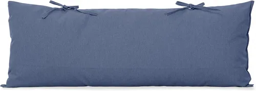 Vista 7 de SUNCREAT Almohada de hamaca desmontable extra grande para exteriores con lazos, café