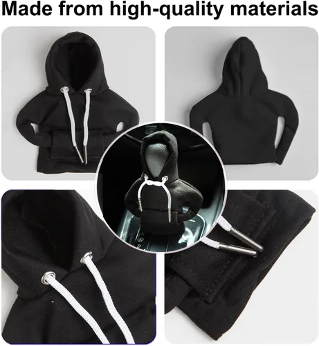 Vista 4 de Sudadera con Capucha de Perilla de Cambios de Coche, Sudadera con Capucha de Cambio de Marchas, Sudadera Divertida con Capucha para Palanca