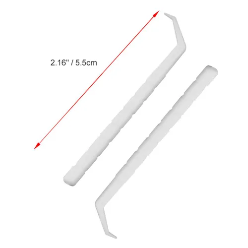 Vista 5 de GARASANI Doméstico, palillos de dientes de plástico desechables desechables con gancho curvo, herramienta de limpieza de dientes, diseño de mango