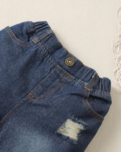 Vista 6 de Ropa de bebé niño de verano, trajes de algodón de manga corta, pantalones cortos, conjunto de trajes para niños pequeños