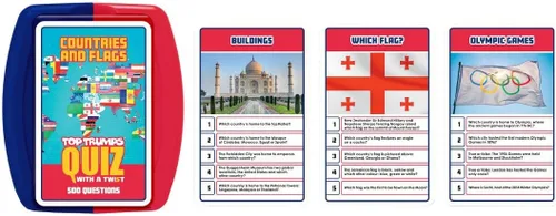 Vista 8 de Top Trumps Países y Banderas: Juegos de preguntas - Trivia - Juegos para niños para aprender - Excelentes juegos de viaje y juegos de viaje