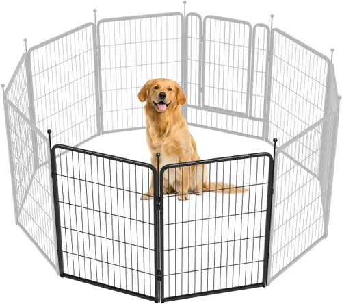 Vista 12 de FXW Rollick - Corralito para perros para patio, campamento con casa rodante, patentado, 24 pulgadas, 2 paneles Fácil instalación, resistente