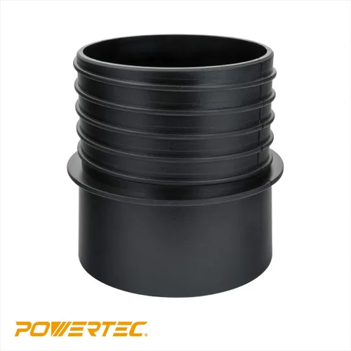 Vista 3 de POWERTEC 70284 Acoplador de conexión rápida de 4" con extremo roscado izquierdo a manguera flexible de 4" diámetro