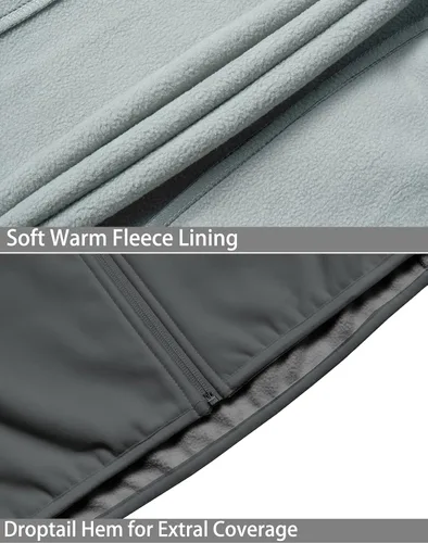 Vista 5 de fit space Chaleco ligero para mujer, chaleco suave sin mangas, resistente al viento, bolsillos con cremallera, ciclismo, senderismo, correr, golf