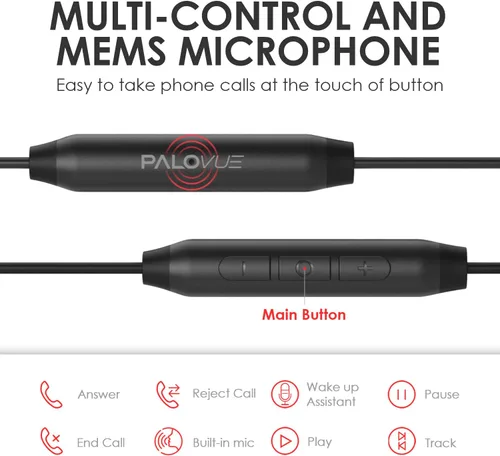 Vista 6 de PALOVUE Auriculares USB tipo C magnéticos con micrófono y control de volumen compatibles con Google Pixel, Samsung, Oneplus, Huawei, Sony, MacBook