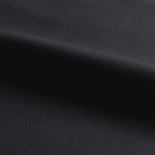 Vista 8 de DUHOME Taburete de tocador de cuero PU taburete de maquillaje silla de tocador altura ajustable taburete giratorio redondo otomano negro