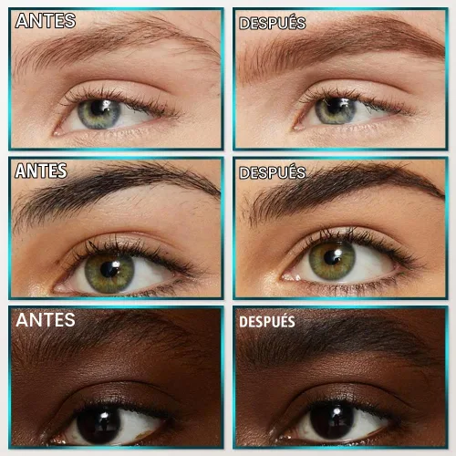 Vista 4 de Lápiz de microblading para cejas, 2024 NUEVO Lápiz de tatuaje mágico para cejas 4 puntas de horquilla, crea cejas naturales tipo cabello, lápiz