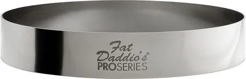 Vista 37 de Fat Daddio's Anillo redondo de acero inoxidable para pasteles y pastelería, 4 x 3 pulgadas