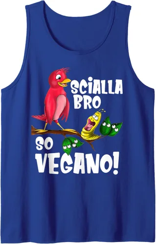 Vista 14 de Scialla Vegano divertente Animalista Vegetariano vegan funny Tank Top