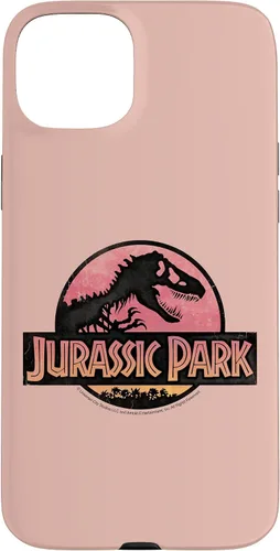 Vista 9 de Funda con logotipo degradado rosa para iPhone 16 Jurassic Park