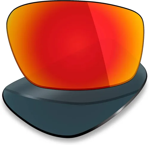 Vista 4 de mryok 4pares polarizadas lentes de repuesto para Oakley straightlinkanteojos de sol Stealth negrorojo fuegoazul hieloverde esmeralda