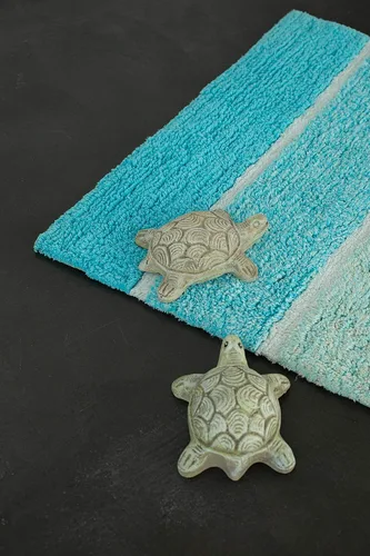 Vista 9 de Alfombra de baño Chardin Home, 100 % algodón, 2 piezas (21 x 34 pulgadas y 17 x 24 pulgada)