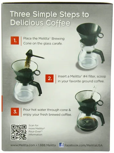 Vista 2 de Melitta cafetera, cápsula con vertedor más taza para viaje paquete de 2.